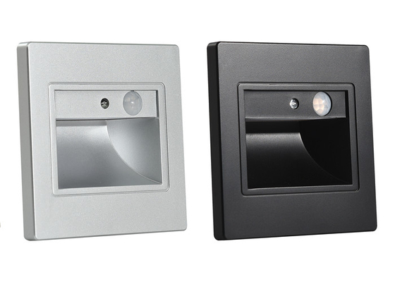 자동 LED 벽부착 조명등 작동 센서 1.5 와트 오목한 설치